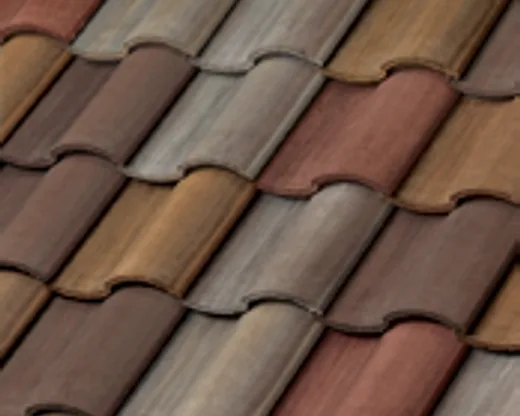 Official Westlake manufacturer image showing Barcelona 900 concrete roof tile in Florida Blend.