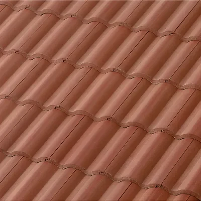 Official Westlake manufacturer image of Villa 900 concrete roof tile in Arizona Clay Blend.